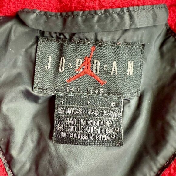 Air Jordan Boys Hooded Zipper Puffer Vest - Picture 8 of 11